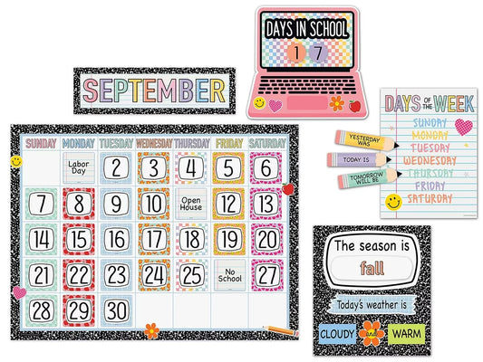 Cool for School Calendar Bulletin Board Set - US 2388