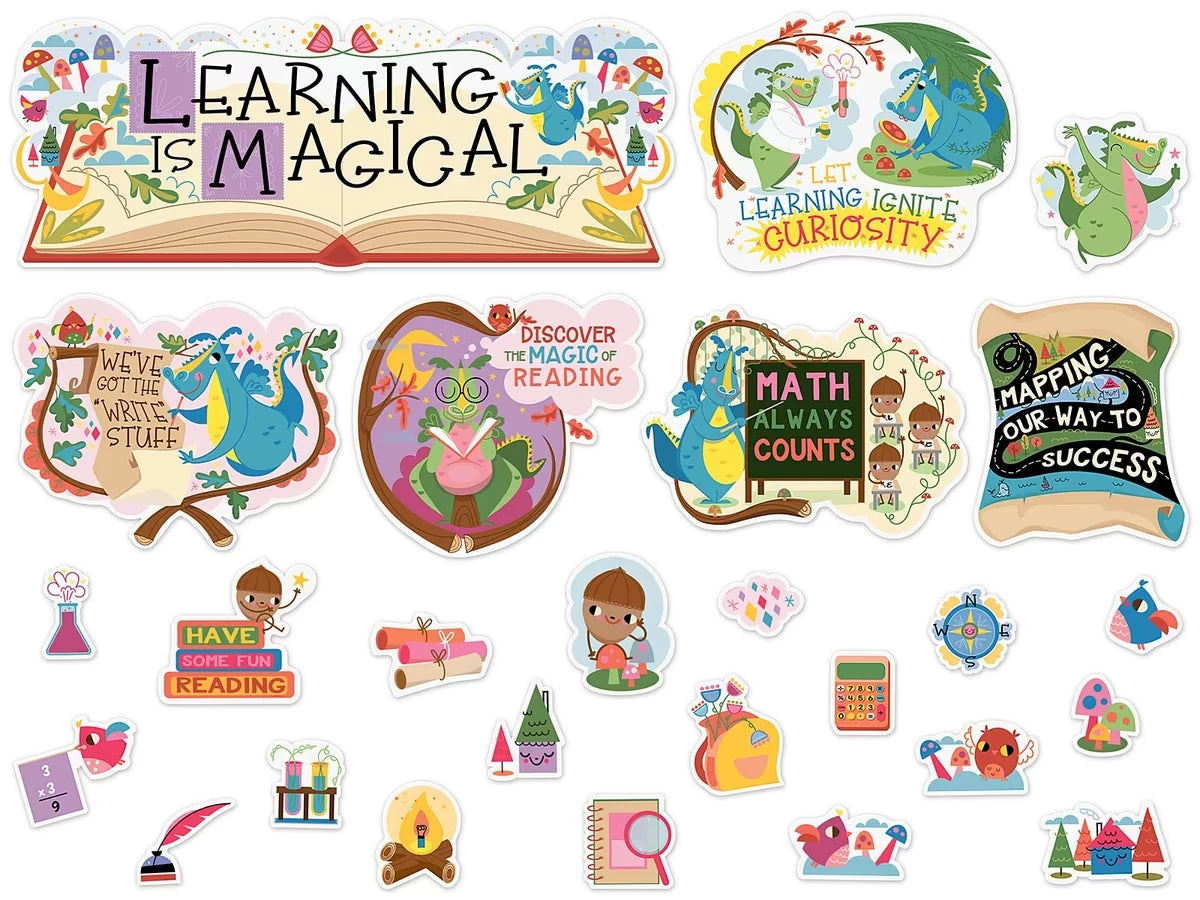 Fairy Tale Forest Learning Is Magical Bulletin Board Set - US 1907