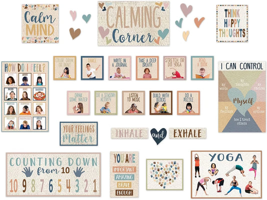 Everyone Is Welcome Calming Corner Bulletin Board Set - US 9898