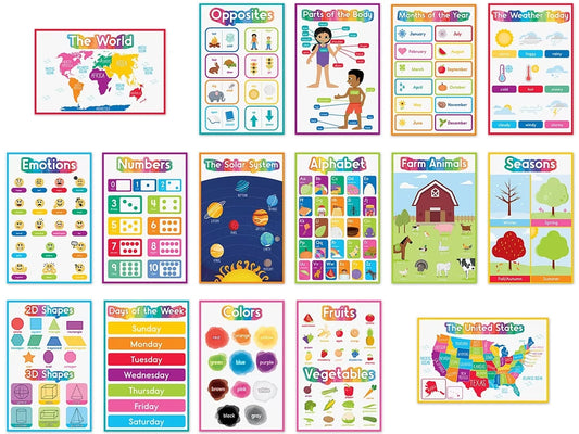 Early Learning Poster Pack - US 5794
