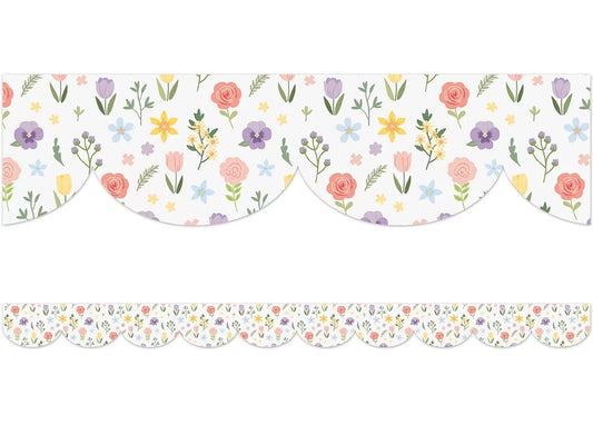 Spring Garden Scalloped Border - US 7843