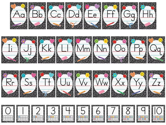 Cool for School Alphabet Card Bulletin Board Set - US 3468