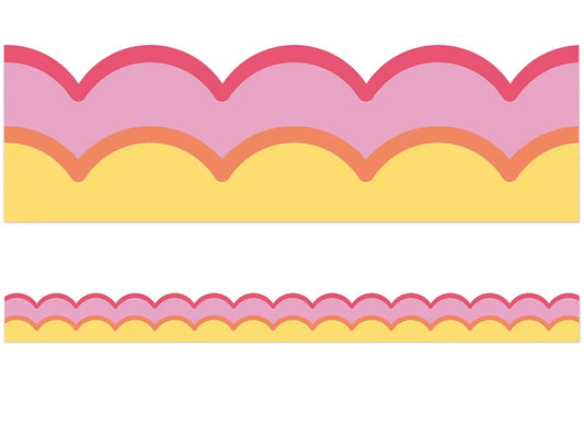 Retro Remix Warm Waves Scalloped Border - US 2813