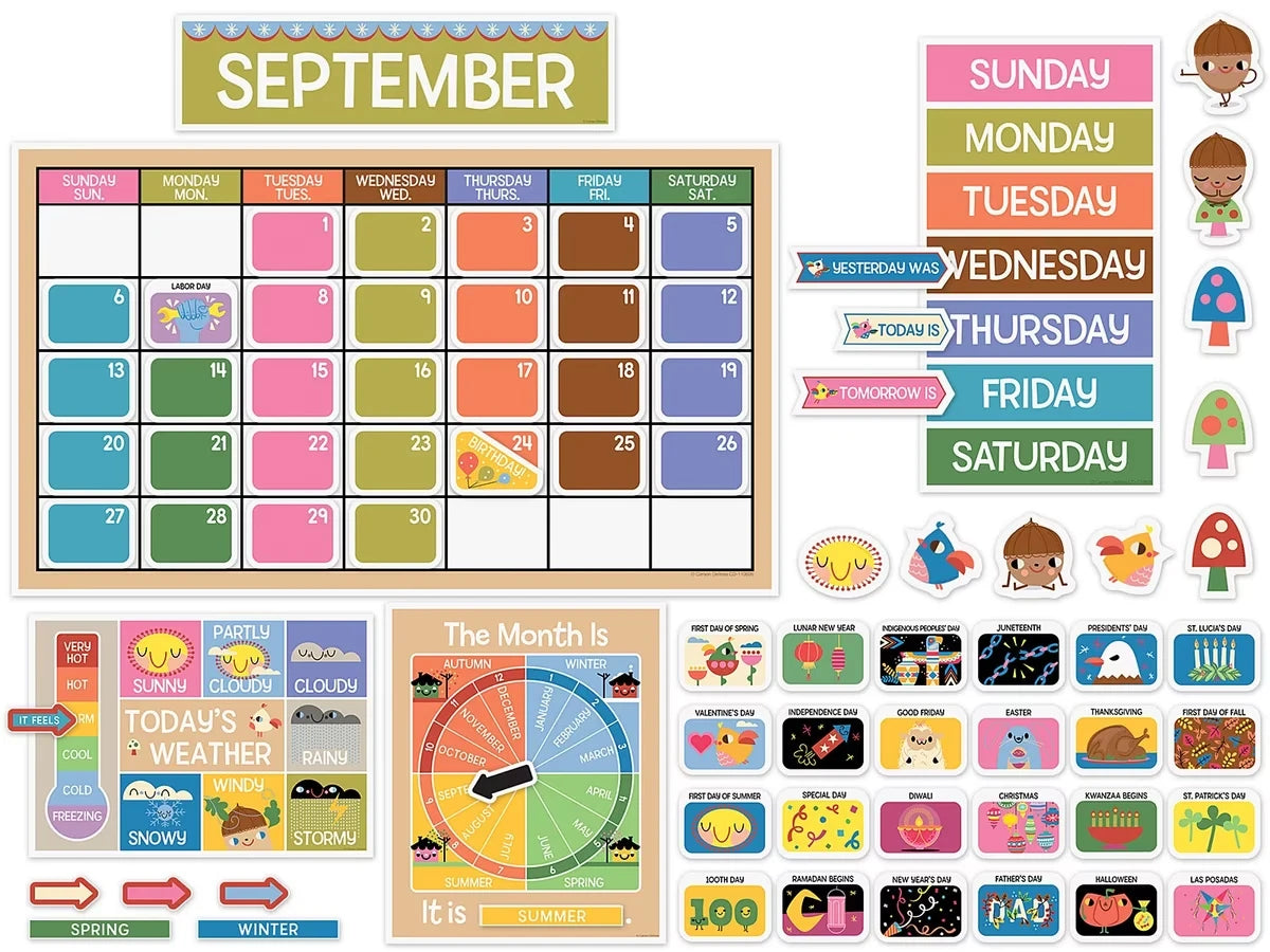 Fairy Tale Forest Calendar Bulletin Board Set - US 6904