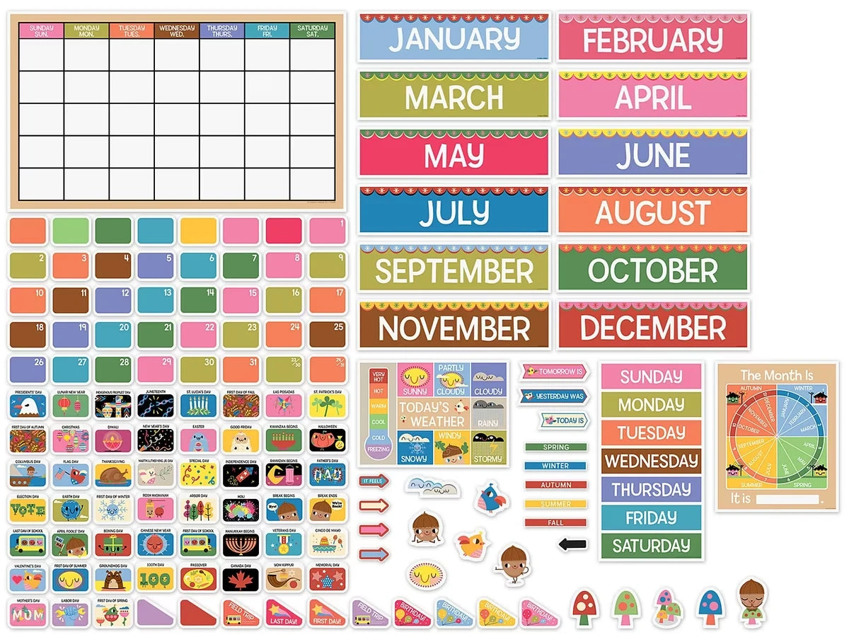 Fairy Tale Forest Calendar Bulletin Board Set - US 6904