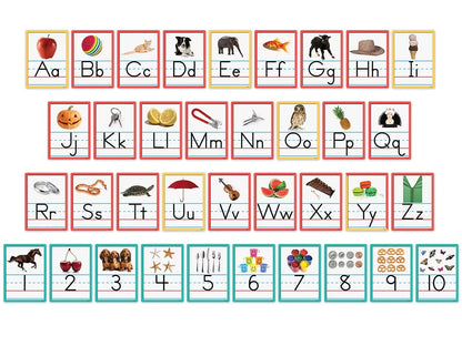 Alphabet and Number Bulletin Board Set - US 8440