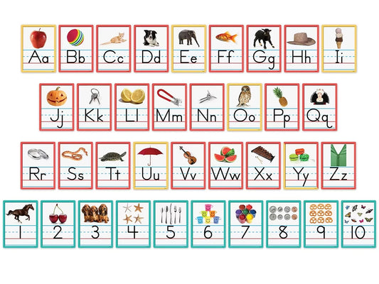 Alphabet and Number Bulletin Board Set - US 8440
