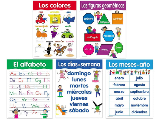 Spanish Essentials Poster Pack - US 6372
