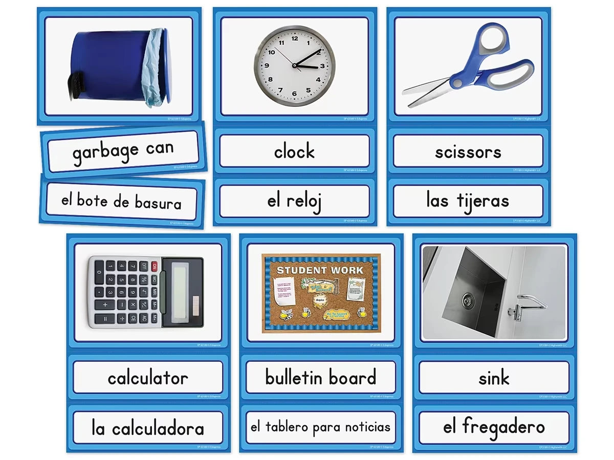 Spanish and English Classroom Labels - US 2367