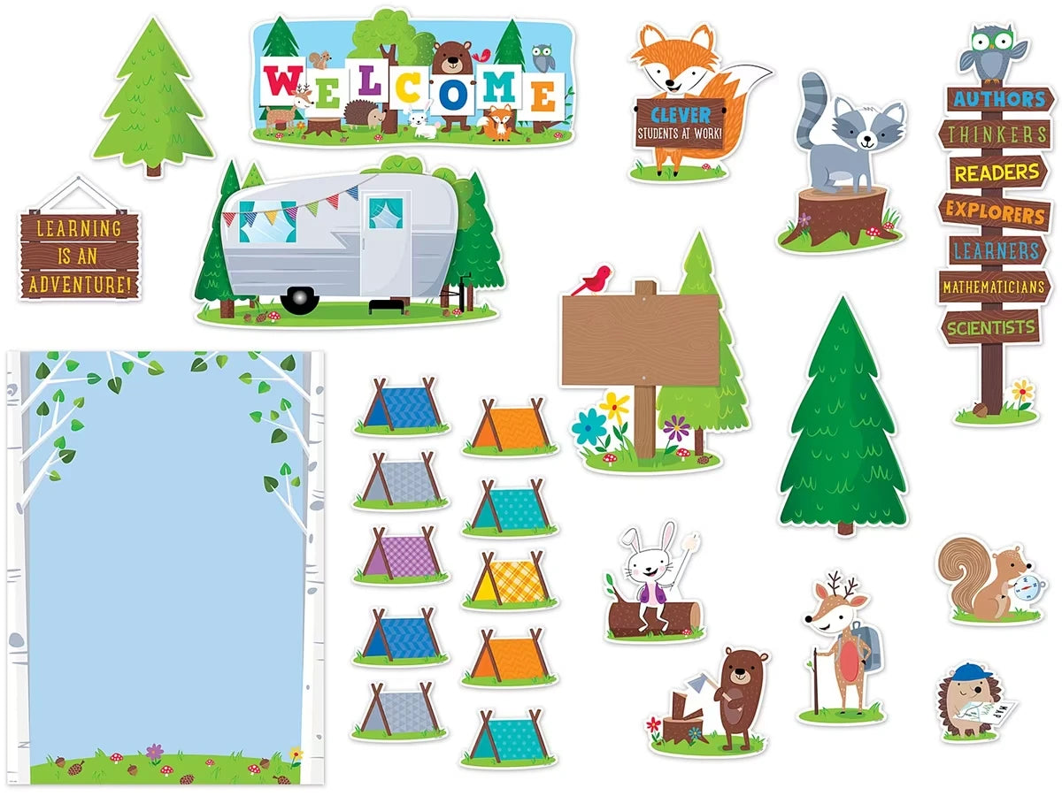 Woodland Friends Welcome Bulletin Board Set - US 3187
