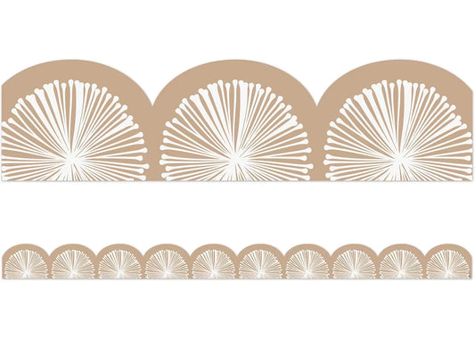 Terrazzo Tones Pom-Pom Scalloped Border - US 8555