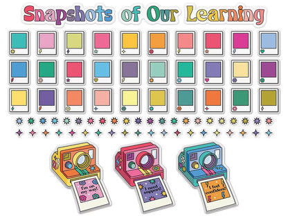 Retro Remix Snapshots of Our Learning Bulletin Board Set - US 7253