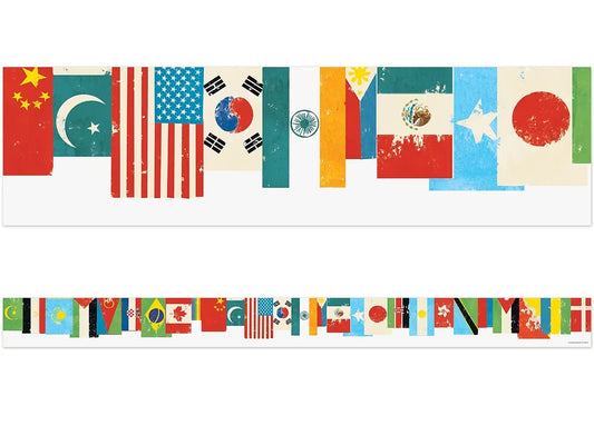 All Are Welcome World Flag Border - US 3991