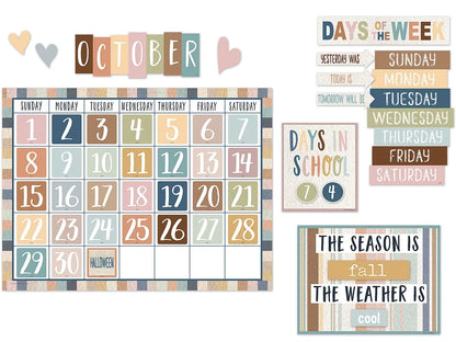 Everyone Is Welcome Calendar Bulletin Board Set - US 9845