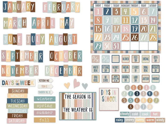 Everyone Is Welcome Calendar Bulletin Board Set - US 9845