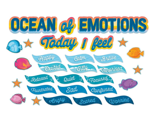 Seas the Day Ocean of Emotions Bulletin Board Set - US 7162
