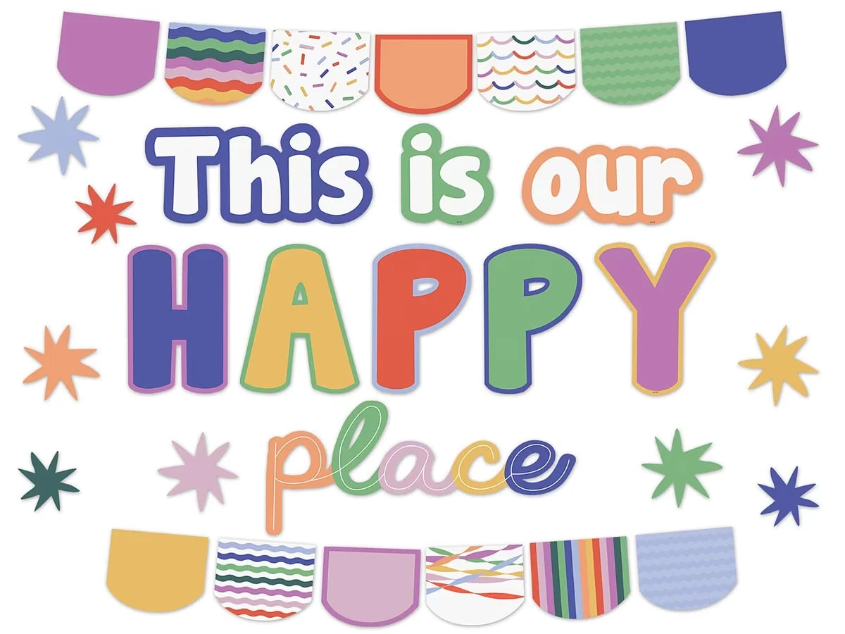 Color Crush Our Happy Place Bulletin Board Set - US 9979