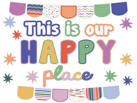 Color Crush Our Happy Place Bulletin Board Set - US 9979