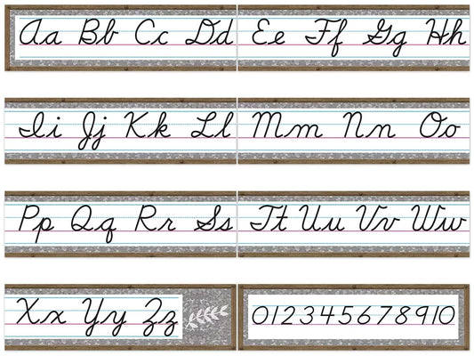 Home Sweet Classroom Cursive Bulletin Board Set - US 4055