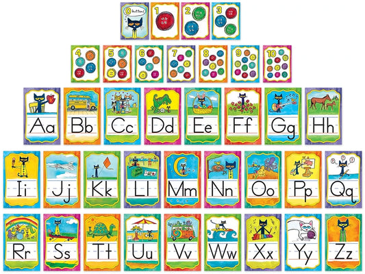 Pete the Cat® Alphabet Card Bulletin Board Set - US 7330