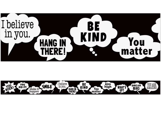 Go Wild Animals Speech Bubble Border - US 2665