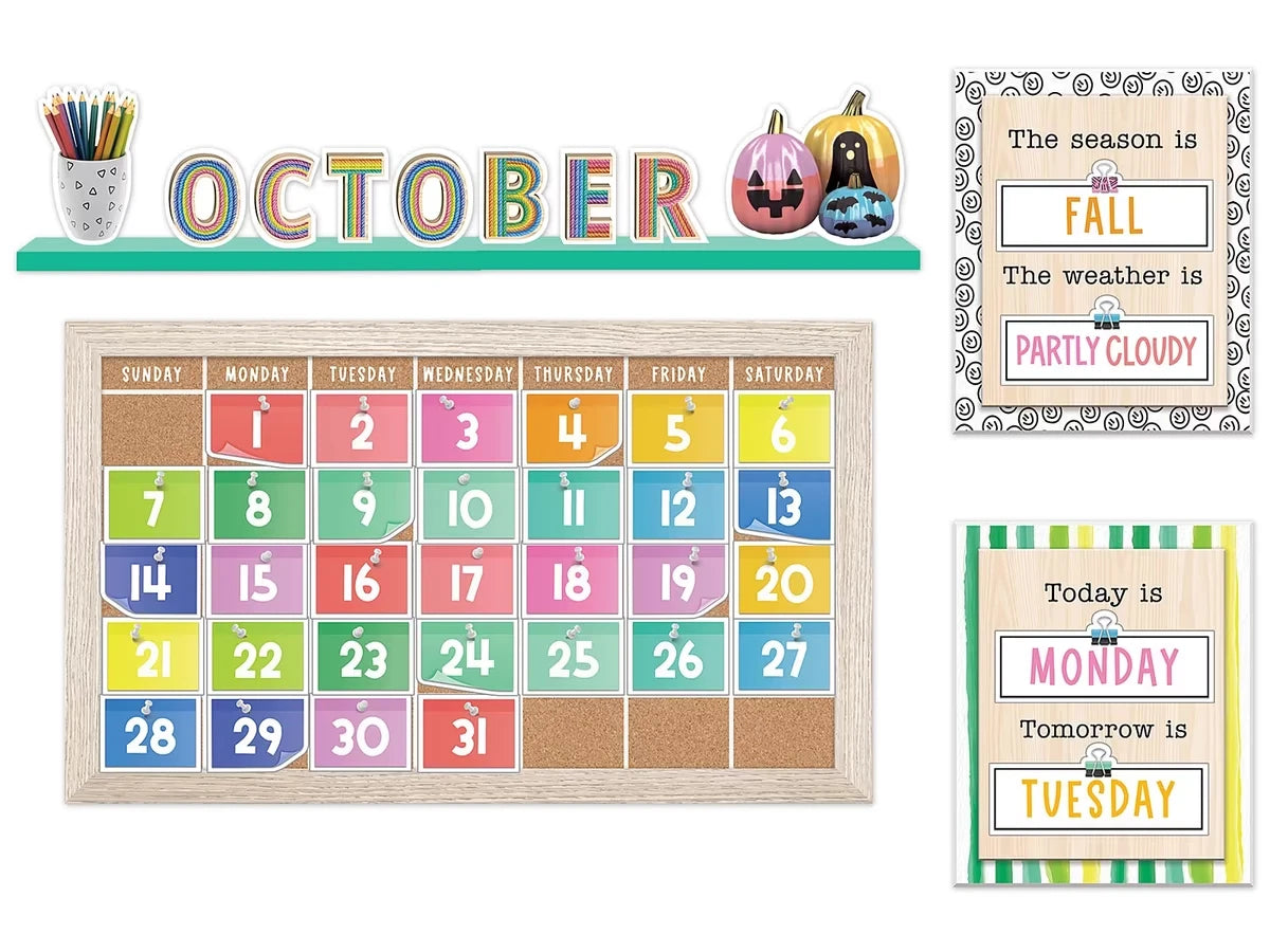 Creatively Inspired Calendar Bulletin Board Set - US 6135