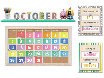 Creatively Inspired Calendar Bulletin Board Set - US 6135