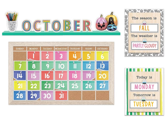 Creatively Inspired Calendar Bulletin Board Set - US 6135