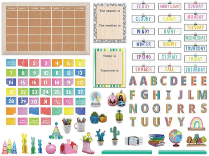 Creatively Inspired Calendar Bulletin Board Set - US 6135