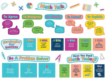 Math Talk Bulletin Board Set - US 8088