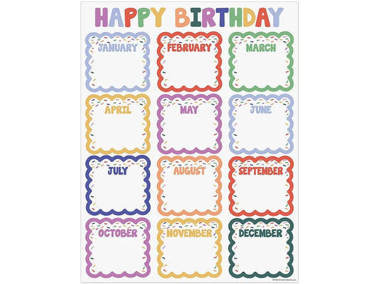 Color Crush Birthday Poster - US 3235