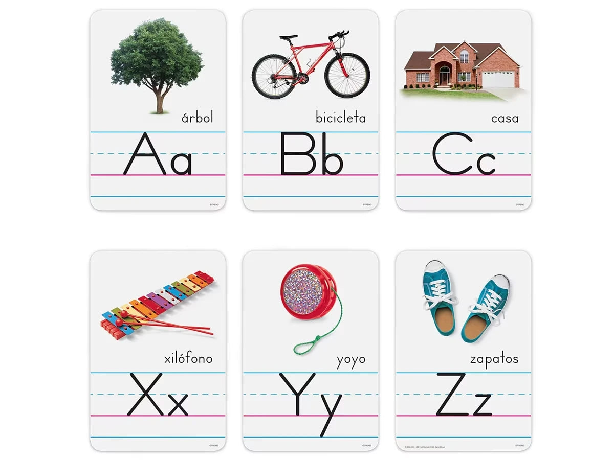 Spanish Alphabet Card Bulletin Board Set - US 1460
