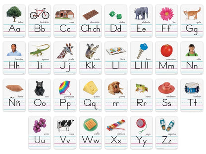 Spanish Alphabet Card Bulletin Board Set - US 1460
