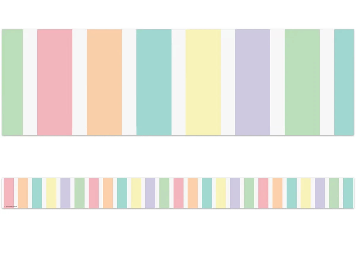 Pastel Pop Striped Border - US 4575