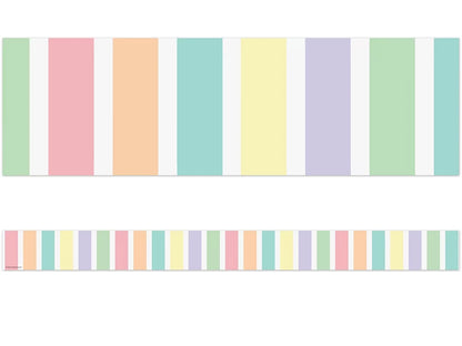 Pastel Pop Striped Border - US 4575