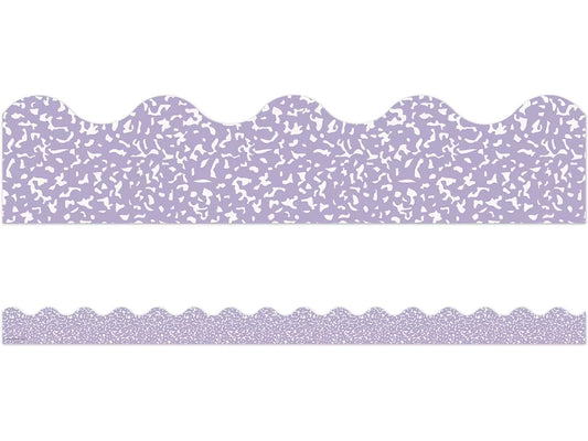 Cool for School Purple Scalloped Border - US 2191
