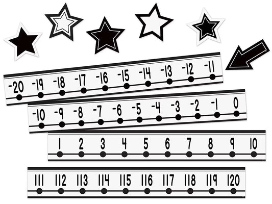Black-And-White Number Lines - US 9513