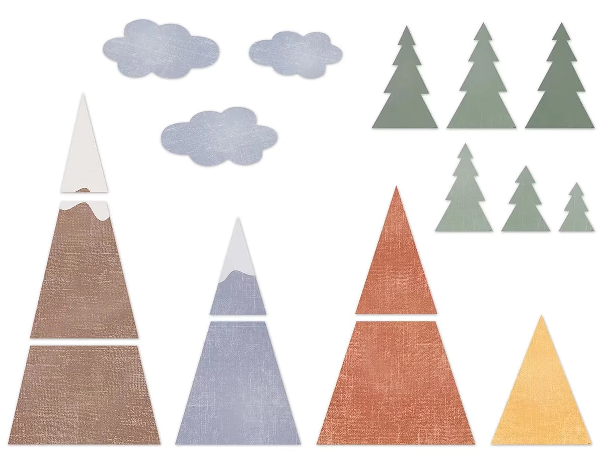 Moving Mountains Bulletin Board Set - US 7232