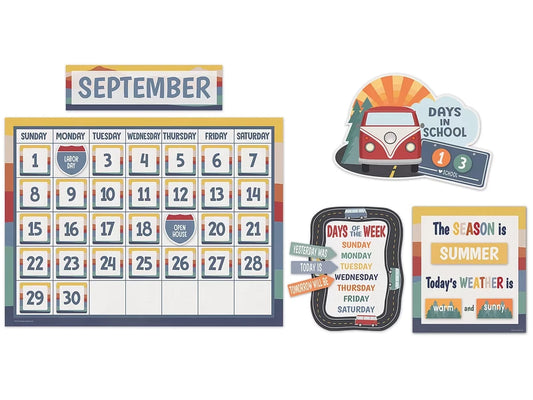 Moving Mountains Calendar Bulletin Board Set - US 9779