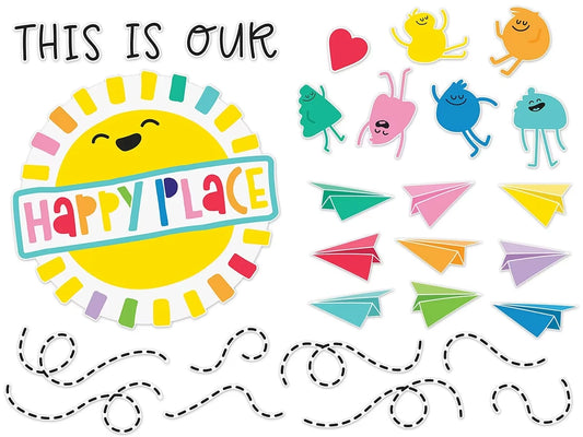 Happy Place Bulletin Board Set - US 3360