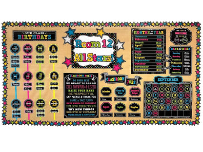 Chalkboard Brights Dot & Loop Magnetic Border - US 5492