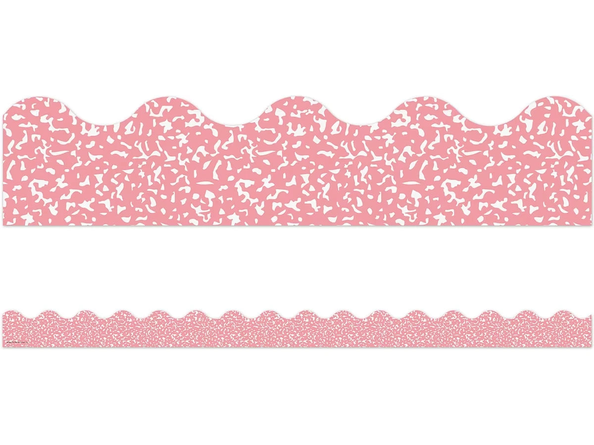 Cool for School Pink Scalloped Border - US 6839