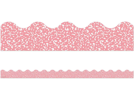 Cool for School Pink Scalloped Border - US 6839