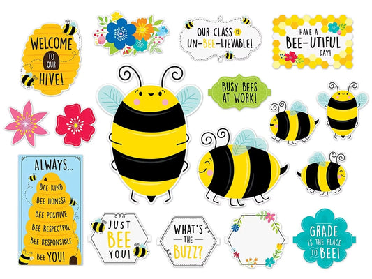 Busy Bees Welcome Bulletin Board Set - US 7644