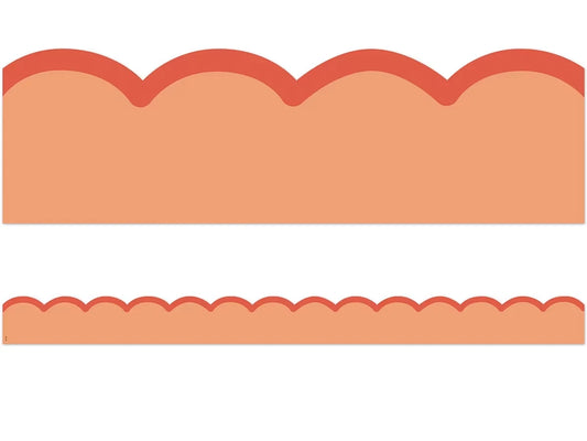 Color Crush Orange Scalloped Border - US 1018