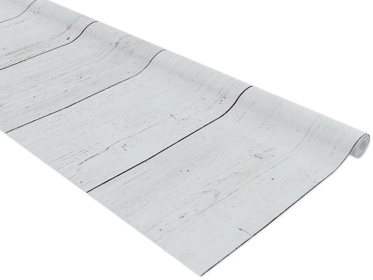 White Shiplap Fadeless® Paper Roll - US 8405