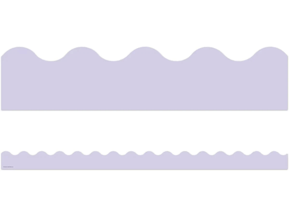 Pastel Pop Lavender Scalloped Border - US 9456