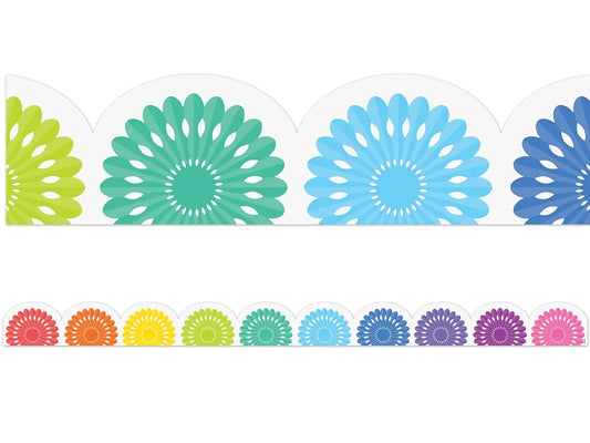 Colorful Fiesta Scalloped Border - US 3427