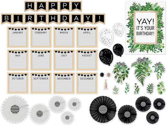 Simply Boho Birthday Bulletin Board Set - US 5205