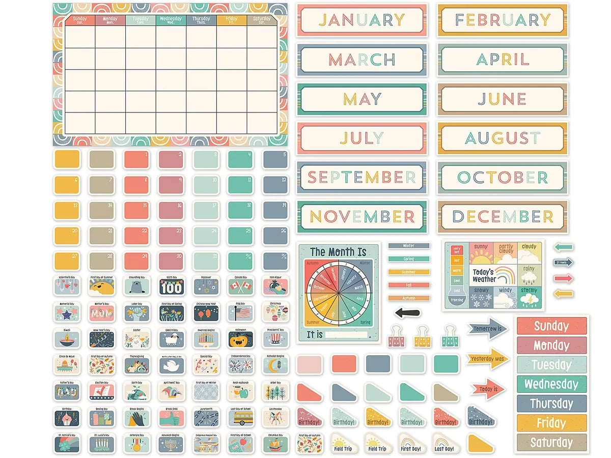 We Belong Calendar Bulletin Board Set - US 8157